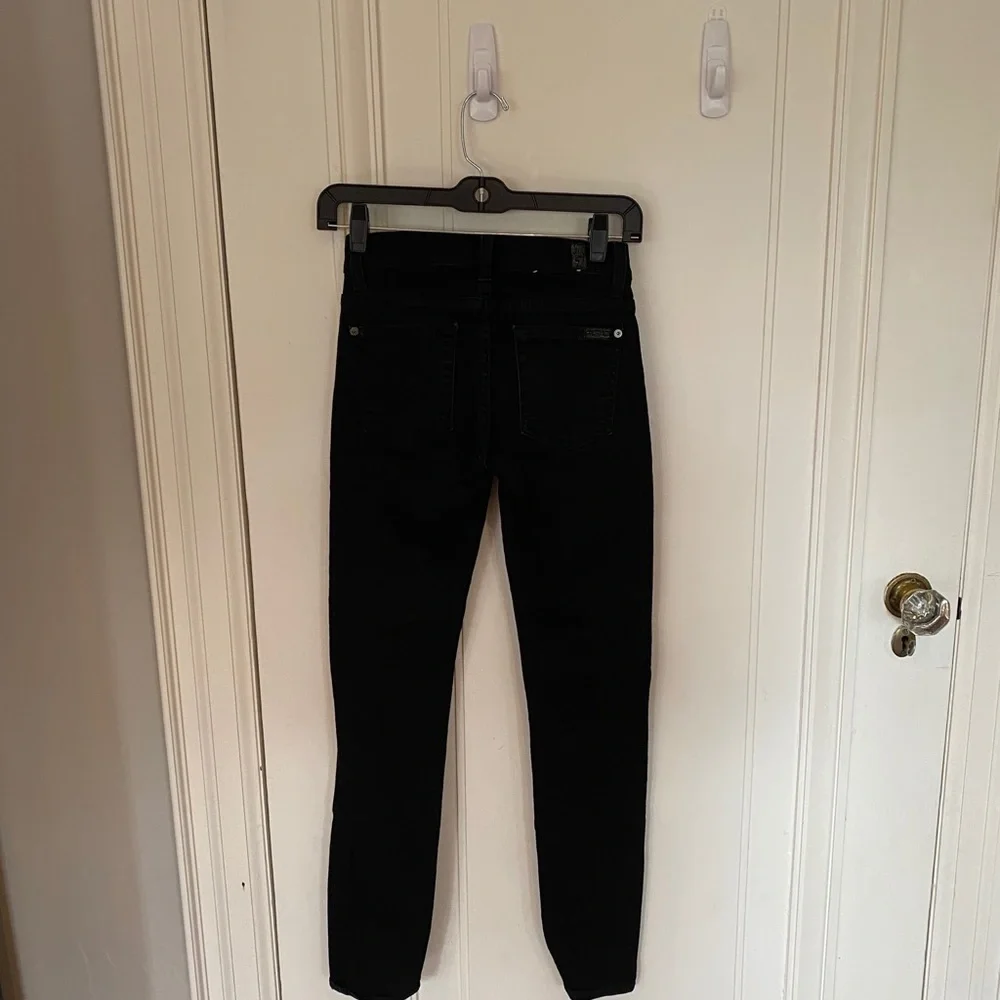 7 For All Mankind Black Jeans - Picture 5 of 7